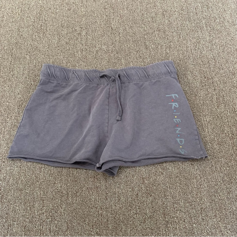 Women’s Sitcom Friends The Television Series Shorts Sz Large Color Taupe Cotton